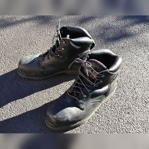 Timberland steel toe black pro